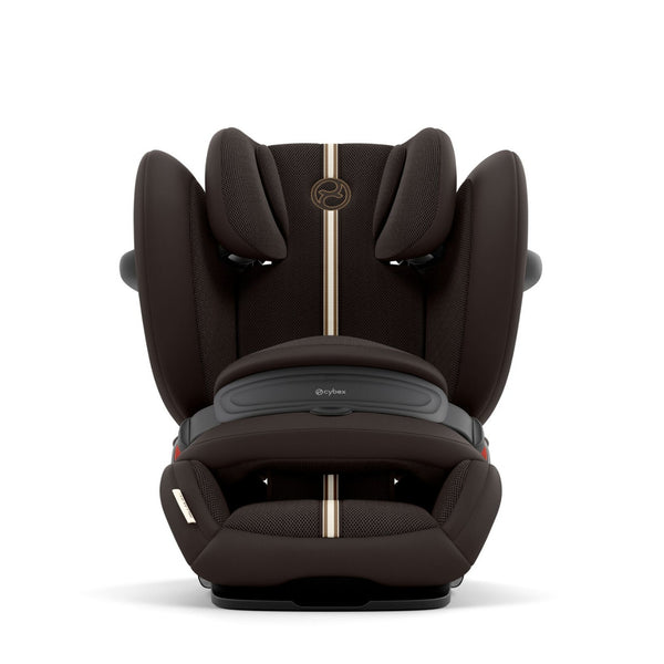 Cadeira auto CYBEX Pallas G3 Plus 2 em 1 com almofada de segurança, encosto de cabeça reclinável, sistema L.S.P. Plus, ventilação completa e utilização dos 76 aos 150 cm. Chocolate Brown