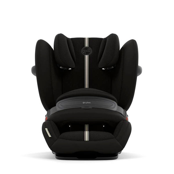 Cadeira auto CYBEX Pallas G3 Plus 2 em 1 com almofada de segurança, encosto de cabeça reclinável, sistema L.S.P. Plus, ventilação completa e utilização dos 76 aos 150 cm. Moon Black