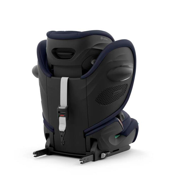 Cadeira auto CYBEX Pallas G3 Plus 2 em 1 com almofada de segurança, encosto de cabeça reclinável, sistema L.S.P. Plus, ventilação completa e utilização dos 76 aos 150 cm. Ocean Blue