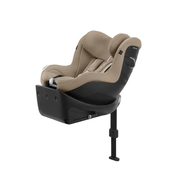 Cadeira auto CYBEX Sirona Gi Plus i-Size com rotação de 360°, tecido Plus respirável, proteção lateral L.S.P., reclinação em 5 posições e utilização desde o nascimento até aos 105 cm. Almond Beige