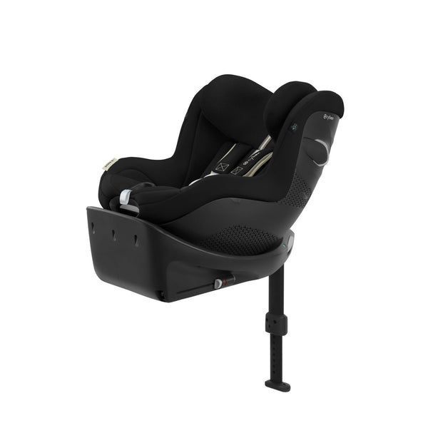 Cadeira auto CYBEX Sirona Gi Plus i-Size com rotação de 360°, tecido Plus respirável, proteção lateral L.S.P., reclinação em 5 posições e utilização desde o nascimento até aos 105 cm. Moon Black