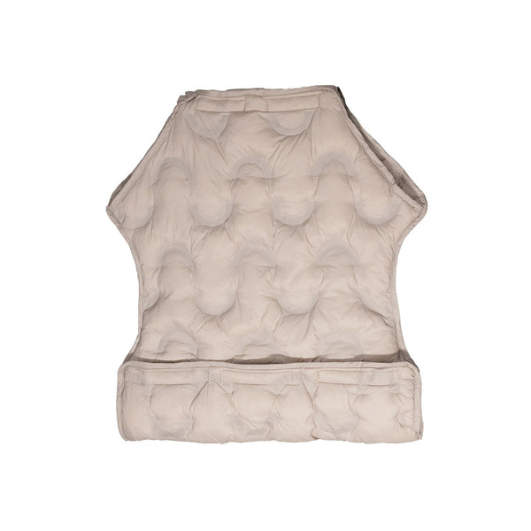 Forra de Inverno Flybaby para marsúpio porta-bebés, com isolamento térmico Primaloft®, proteção contra o frio e abertura para aquecer as mãos CREME
