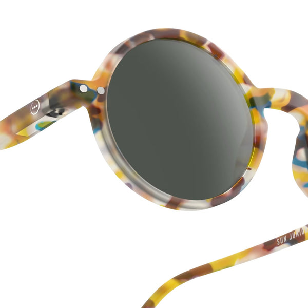 óculo de sol para criança da Izipizi na cor blue tortoise modelo #G