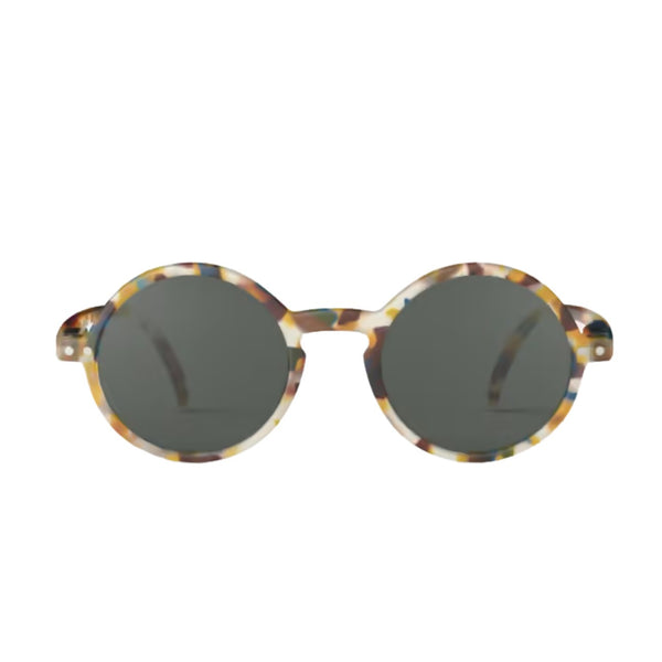 óculo de sol para criança da Izipizi na cor blue tortoise modelo #G