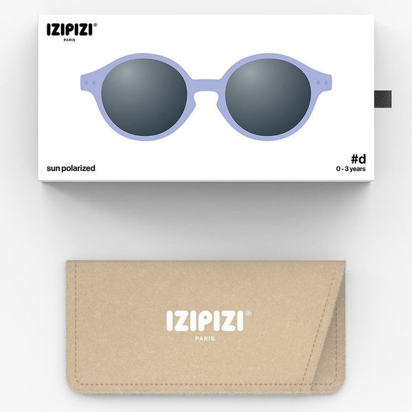 óculos de sol para bebé da Izipizi modelo #D na cor mauve