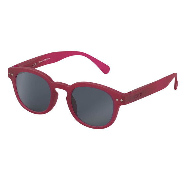 óculos de sol para criança modelo #C da izipizi na cor cranberry - vermelho