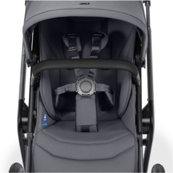 JOOLZ DAY 5, carrinho de bebé premium com alcofa, assento ergonómico reversível, colchão Tencel™ Lyocell, suspensão nas quatro rodas, rodas antifuros e compatibilidade com cadeiras auto BeSafe, Maxi-Cosi, CYBEX e BRITAX RÖMER. Stone Grey