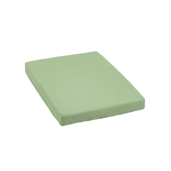 Lençol de baixo Stokke Nighti Mini em percal de algodão 100% orgânico, suave e respirável, para colchão de 60 × 80 cm.
Sage Green
