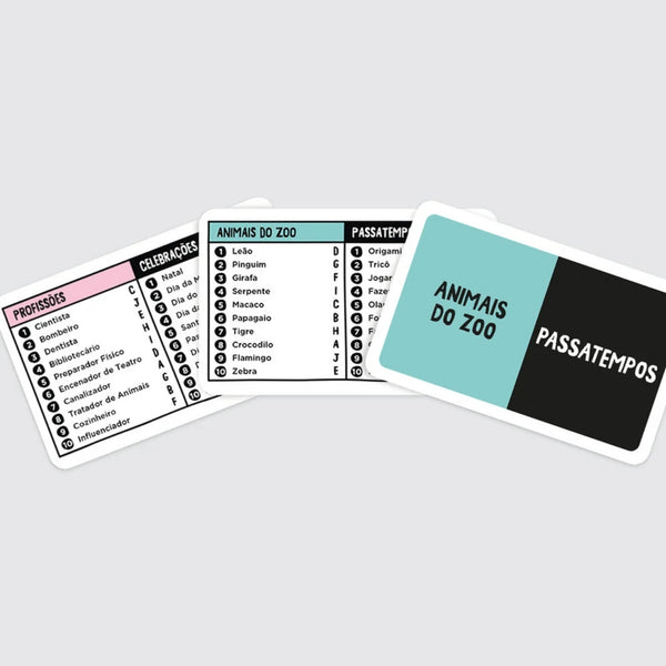 Let's Go – O Intruso, jogo de bluff e dedução com palavras secretas, desafios criativos e centenas de combinações para 2 ou mais jogadores.