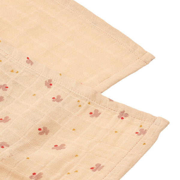 2 cotton diapers