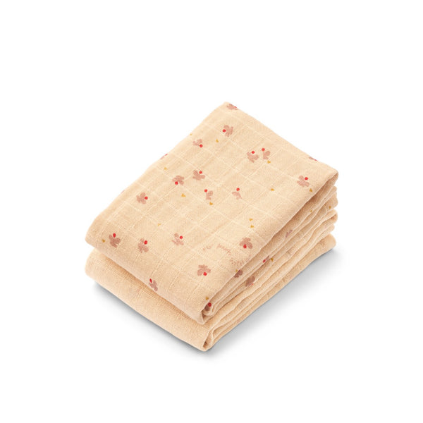 2 cotton diapers