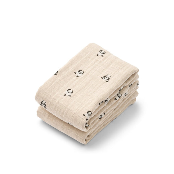 2 cotton diapers