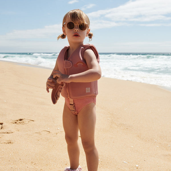 Colete de natação para bebé para ou criança para o verão da liewood na cor DREAM TUSCANY ROSE