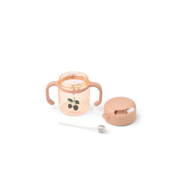 Copo infantil de Tritan com asas e palha de silicone, capacidade de 280 ml e tampa com sistema de bloqueio para beber de forma autónoma.
Barry Pale Tuscany