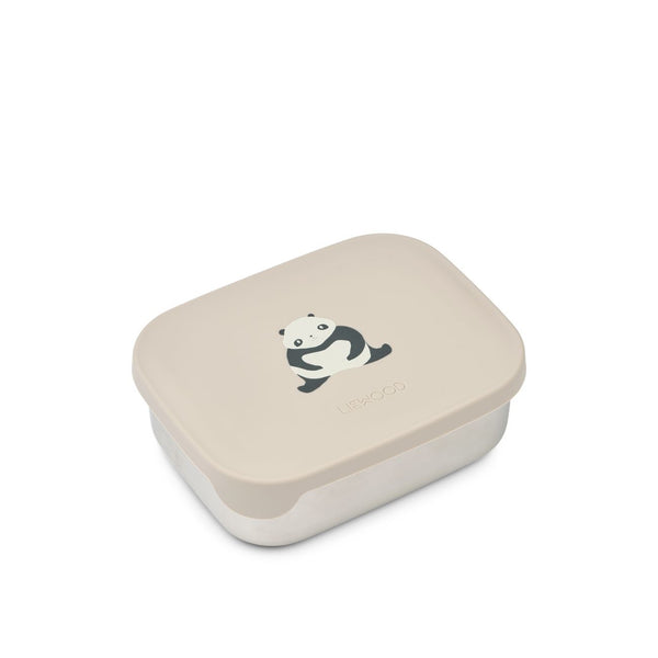 Metal lunchbox with 3 compartments