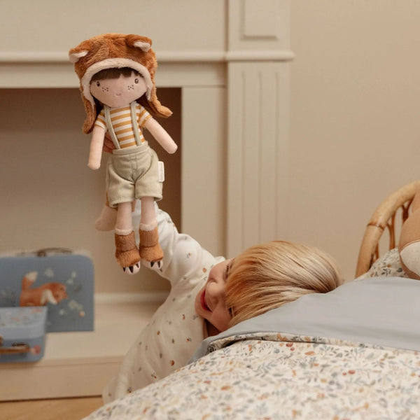 Boneco de pano Sam para criança da Little Dutch com 35cm