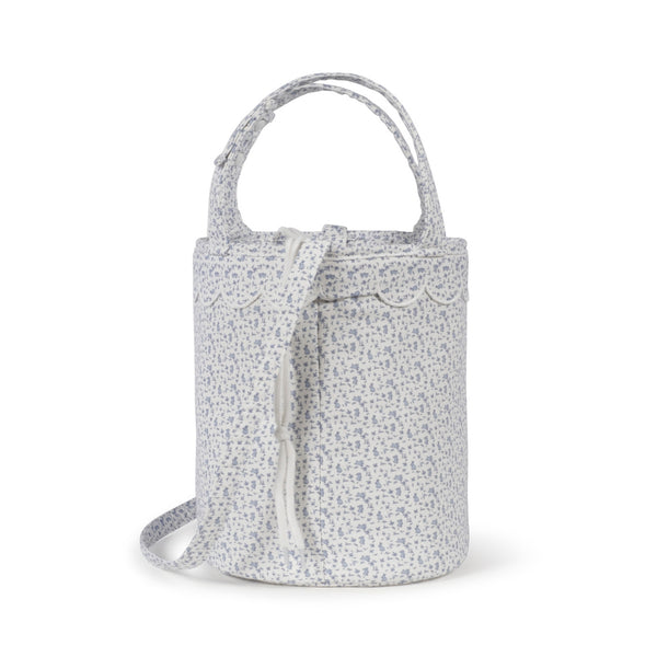 Mala Bucket Pasito a Pasito Maison Tender em algodão resistente à água, com fecho ajustável e alças para carrinho de bebé.
Rabbits