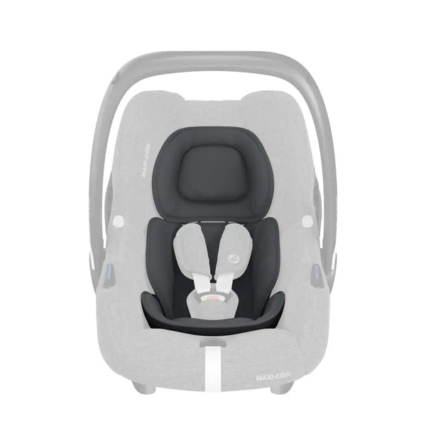 Cadeira auto MAXI-COSI CabrioFix i-Size ultraleve com apenas 3,2 kg, homologada i-Size, compatível com base ISOFIX ou cinto de segurança, capota com proteção UV e utilização desde o nascimento até aos 75 cm. Essential Grey