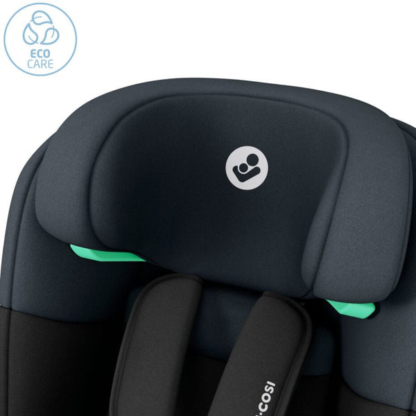 Cadeira auto MAXI-COSI Emerald 360 S dos 40 aos 150 cm com rotação FlexiSpin 360°, proteção lateral G-CELL e base ISOFIX integrada.Tonal Black
