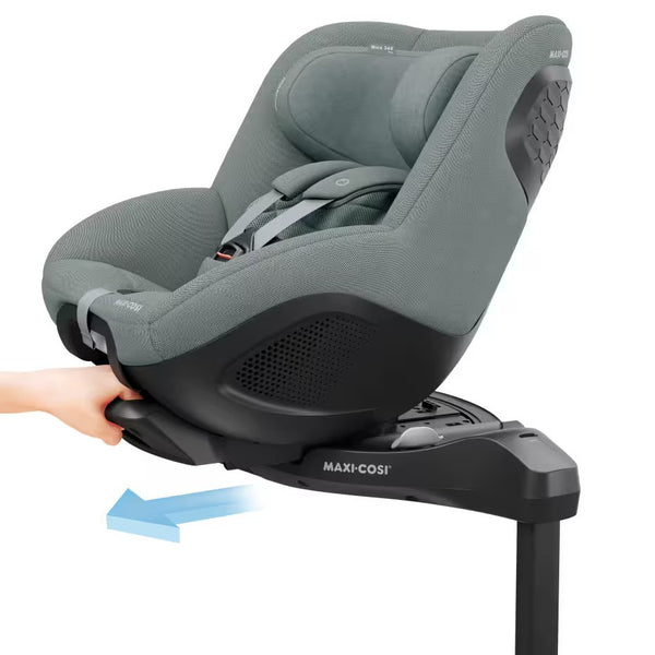 Cadeira auto MAXI-COSI Mica 360 Pro i-Size com SLIDETECH®, rotação FlexiSpin 360°, base ISOFIX integrada, proteção AirProtect e G-CELL para crianças dos 40 aos 105 cm. Authentic Grey