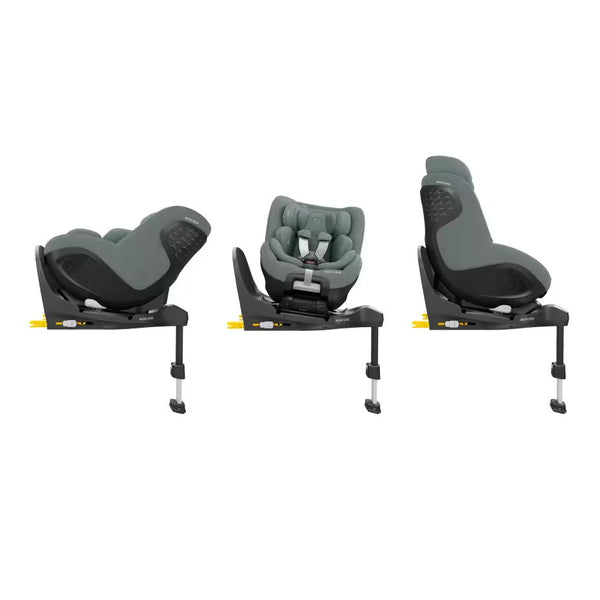 Cadeira auto MAXI-COSI Mica 360 Pro i-Size com SLIDETECH®, rotação FlexiSpin 360°, base ISOFIX integrada, proteção AirProtect e G-CELL para crianças dos 40 aos 105 cm. Authentic Grey