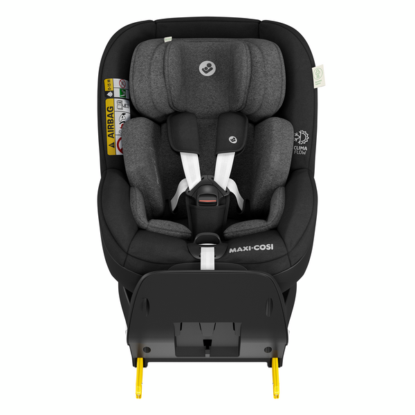 Cadeira auto MAXI-COSI Mica Pro Eco i-Size com rotação de 360°, tecnologia G-CELL, base ISOFIX integrada e tecidos sustentáveis para crianças dos 45 aos 105 cm. Authentic Black