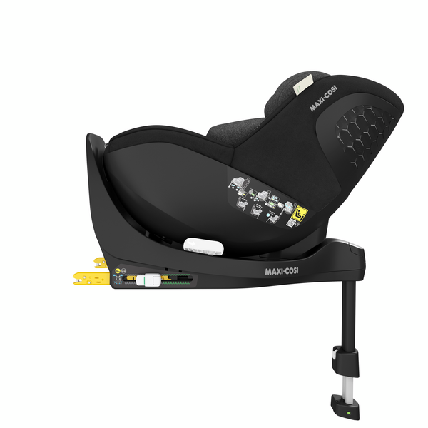 Cadeira auto MAXI-COSI Mica Pro Eco i-Size com rotação de 360°, tecnologia G-CELL, base ISOFIX integrada e tecidos sustentáveis para crianças dos 45 aos 105 cm. Authentic Black