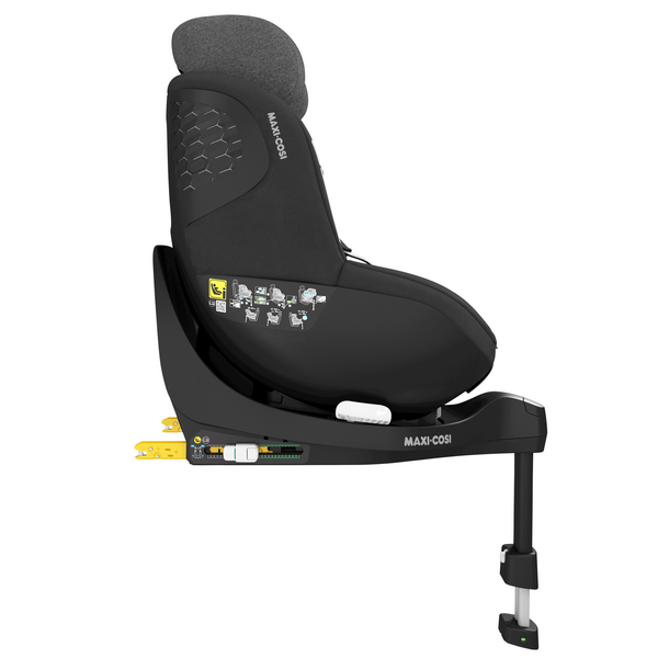 Cadeira auto MAXI-COSI Mica Pro Eco i-Size com rotação de 360°, tecnologia G-CELL, base ISOFIX integrada e tecidos sustentáveis para crianças dos 45 aos 105 cm. Authentic Black