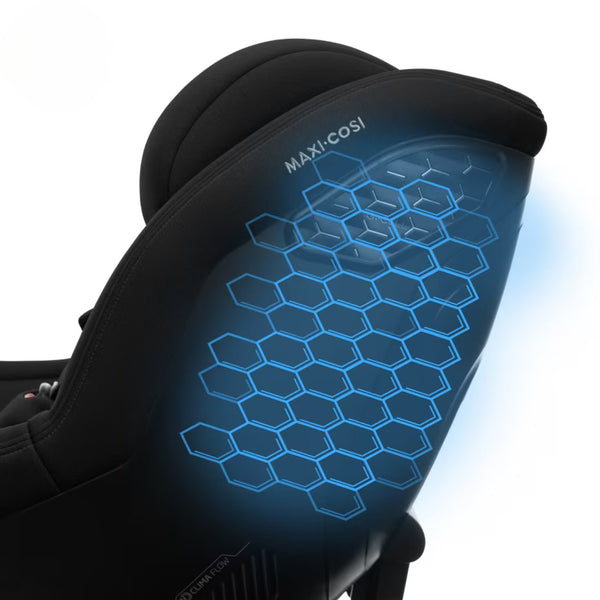 Maxi-Cosi MobiFix Pro i-Size, cadeira auto em contramarcha dos 61 aos 125 cm com Swedish Plus Test, proteção AirProtect®, sistema G-CELL e espaço extensível para as pernas. Authentic Black