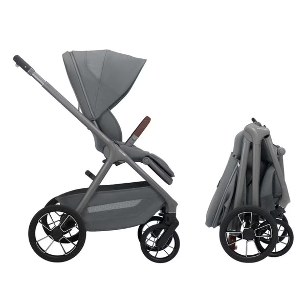 Carrinho Maxi-Cosi Oxford leve com fecho automático FlashFold, assento reclinável e suspensão nas 4 rodas MOON GRAPHITE