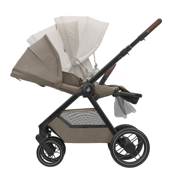 Maxi-Cosi Oxford+ com carrinho, alcofa Sense, Pebble Slide Pro e base FamilyFix Slide Pro para bebé.