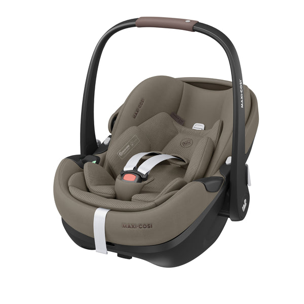 MAXI-COSI OXFORD PLUS com carrinho de bebé, alcofa Sense, cadeira auto Pebble 360 Pro², base FamilyFix 360 Pro e adaptadores. Sistema de viagem completo desde o nascimento até aos 22 kg. Twillic Truffle