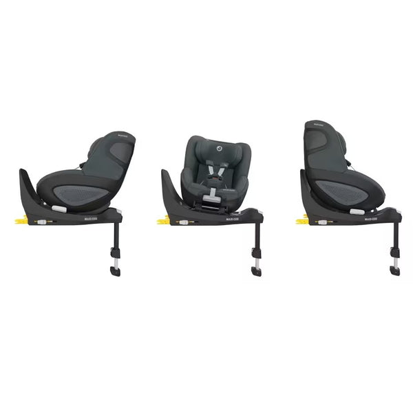 Cadeira auto MAXI-COSI Pearl 360 Pro 2 i-Size com rotação de 360°, tecnologia FlexiSpin, proteção lateral G-CELL, ventilação ClimaFlow e utilização em contra marcha até aos 4 anos. Authentic Graphite
