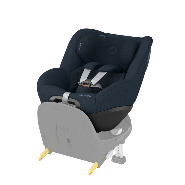 Cadeira auto MAXI-COSI Pearl 360 Pro i-Size com tecnologia SlideTech®, rotação de 360°, proteção lateral G-CELL, ventilação ClimaFlow e tecidos reciclados para crianças dos 61 aos 105 cm. Authentic Blue