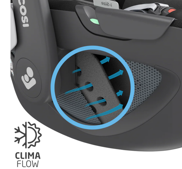 Cadeira auto MAXI-COSI Pebble 360 i-Size com rotação de 360°, redutor para recém-nascidos, proteção reforçada contra impactos laterais e compatível com Base FamilyFix 360 para bebés dos 40 aos 83 cm. Essential Black