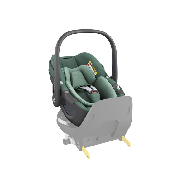 Cadeira auto MAXI-COSI Pebble 360 i-Size com rotação de 360°, redutor para recém-nascidos, proteção reforçada contra impactos laterais e compatível com Base FamilyFix 360 para bebés dos 40 aos 83 cm. Essential Green