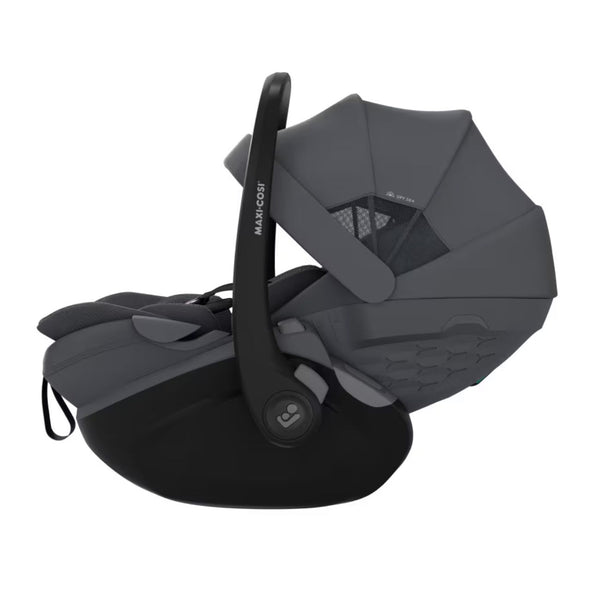 Cadeira auto Maxi-Cosi Pebble Slide Pro i-Size leve com posição deitada e posição 360 na cor moon graphite