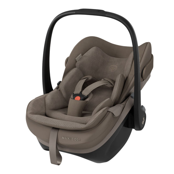 Cadeira auto Maxi-Cosi Pebble Slide Pro i-Size leve com posição deitada e posição 360 na cor oak truffle