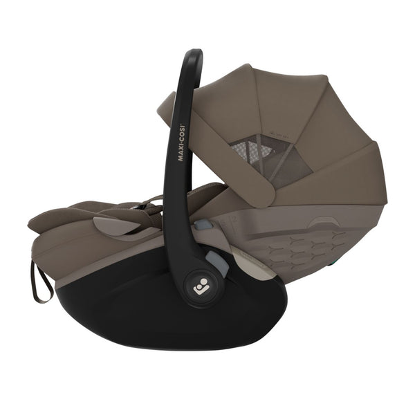 Cadeira auto Maxi-Cosi Pebble Slide Pro i-Size leve com posição deitada e posição 360 na cor oak truffle