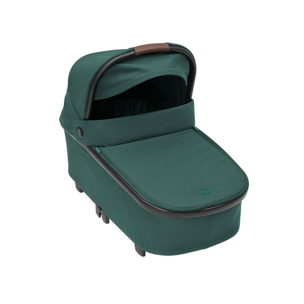 MAXI-COSI PLAZA +, carrinho de bebé com alcofa incluída, assento almofadado, estrutura leve, compatível com cadeiras auto Maxi-Cosi Grupo 0+ e utilização desde o nascimento até aos 22 kg. Green