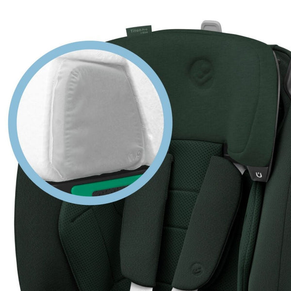 Cadeira auto MAXI-COSI Titan Pro² i-Size dos 76 aos 150 cm com ISOFIX, Top Tether, proteção G-CELL, AirProtect e arnês magnético de 5 pontos.
Authentic Green