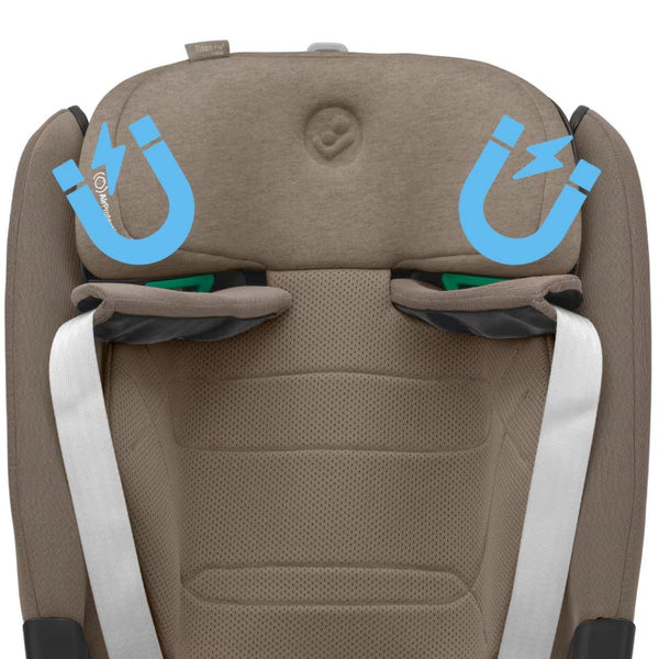 Cadeira auto MAXI-COSI Titan Pro² i-Size dos 76 aos 150 cm com ISOFIX, Top Tether, proteção G-CELL, AirProtect e arnês magnético de 5 pontos.
Authentic Truffle