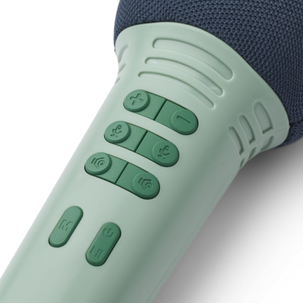 Microfone de karaoke sem fios para crianças a partir dos 3 anos, com efeitos de voz, modo TWS para duetos e carregamento USB-C.
Peppermint Mix