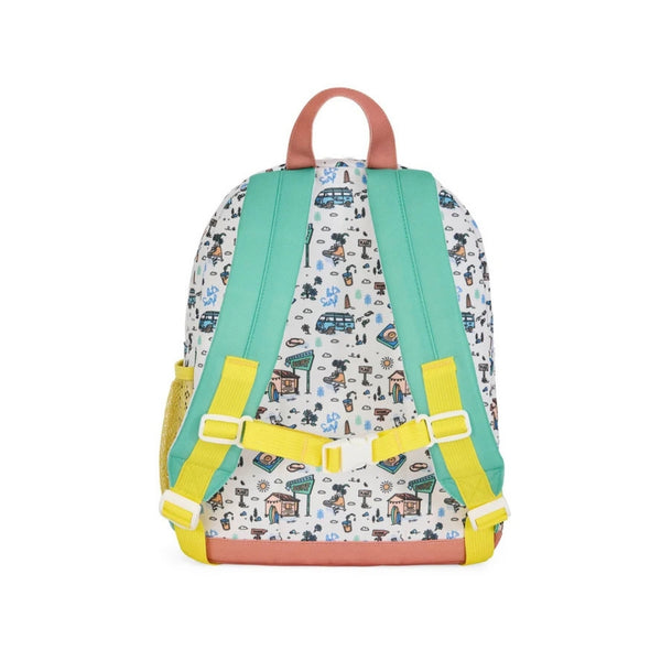 Mochila Pequena Redonda Hello Hossy em poliéster reciclado, impermeável, com formato A4, costas e alças acolchoadas, bolso para garrafa de água e capacidade de 7,3 L para crianças dos 2 aos 5 anos.
Hossegor