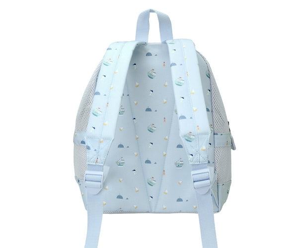 Mochila de Praia Monnëka impermeável e ventilada para crianças, ideal para transportar toalhas, brinquedos e acessórios de praia ou piscina.
