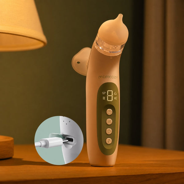 ASPIRADOR NASAL 2 EM 1 DE SPRAY E SUCÇÃO MOMCOZY