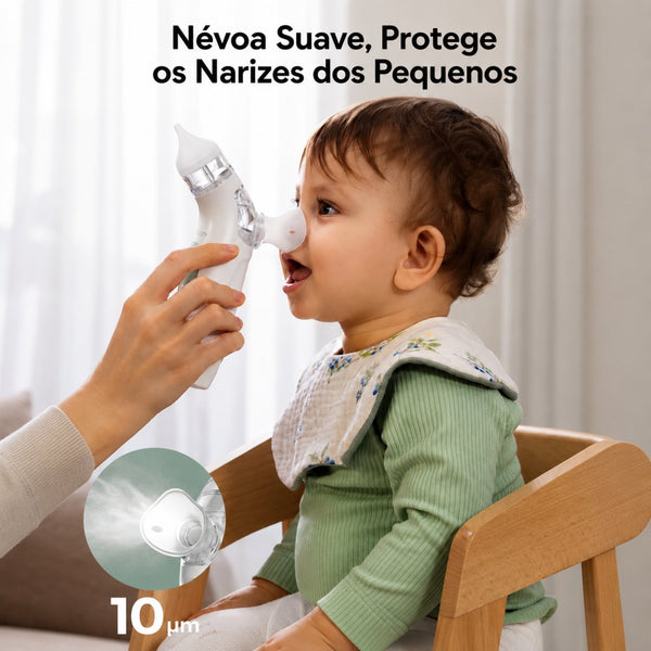 ASPIRADOR NASAL 2 EM 1 DE SPRAY E SUCÇÃO MOMCOZY
