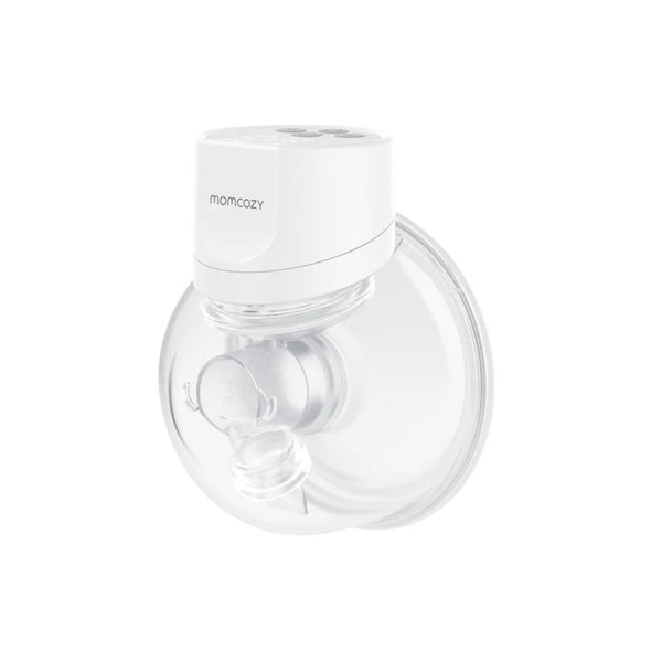 Momcozy S12 Pro Duplo, extrator de leite portátil mãos-livres com flange de dupla vedação, 3 modos de extração, 9 níveis ajustáveis, ecrã LED e capacidade de 177 ml.