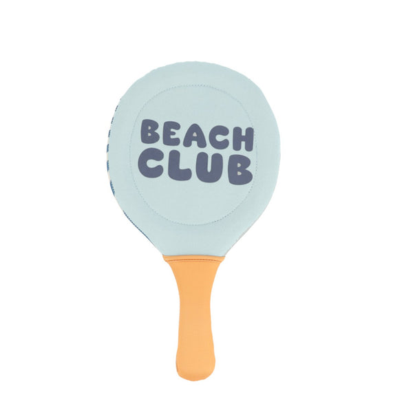 Conjunto de 2 raquetes com bola para praia da Monneka na cor stripes blues beyond