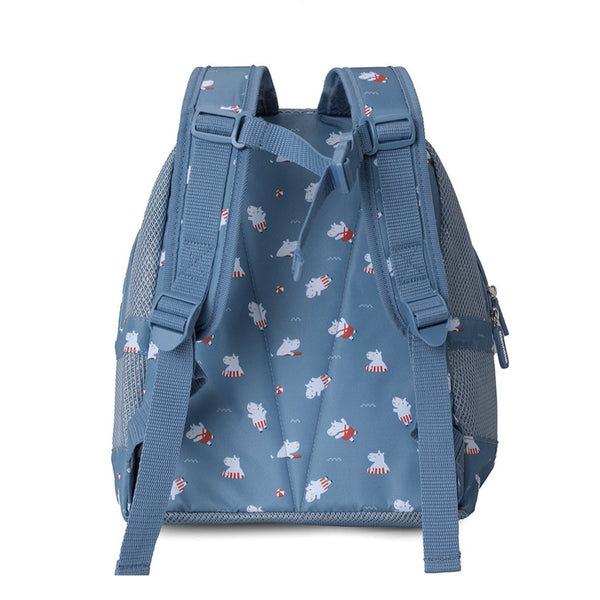 Mochila de Praia Monnëka impermeável e ventilada para crianças, ideal para transportar toalhas, brinquedos e acessórios de praia ou piscina. Hippos